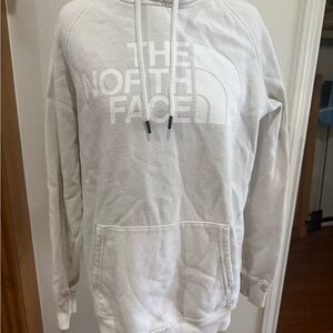 The North Face Men's Light Gray Logo Hoodie